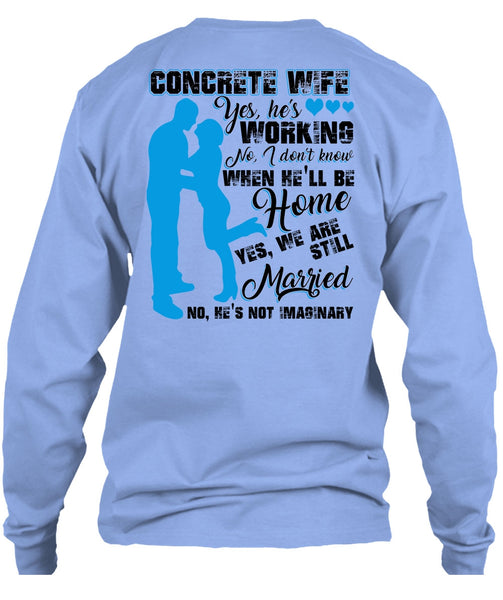 Concrete Wife T Shirt, I Love Wife T Shirt