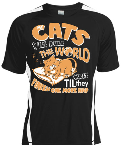 A black t-shirt with the shopify logo