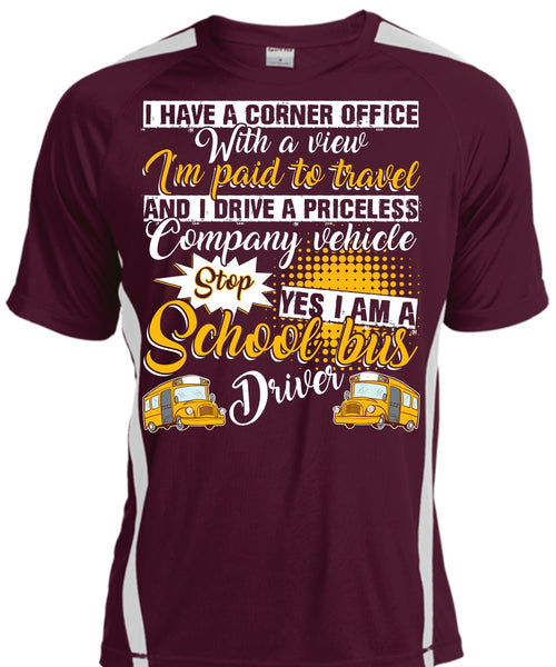 I Am A School Bus Driver T Shirt, I'm Paid To Travel T Shirt, Cool Shirt