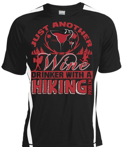 A black t-shirt with the shopify logo