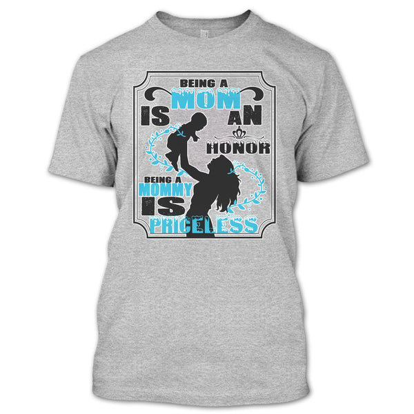 A black t-shirt with the shopify logo