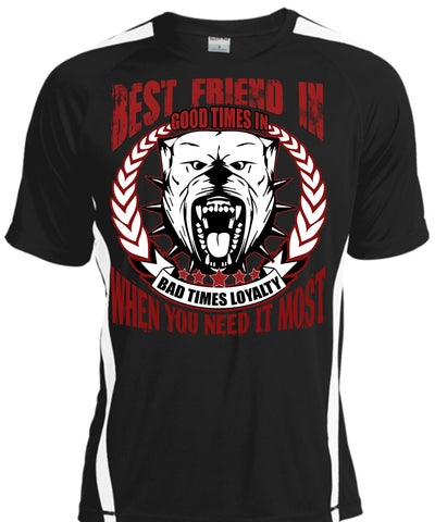 A black t-shirt with the shopify logo