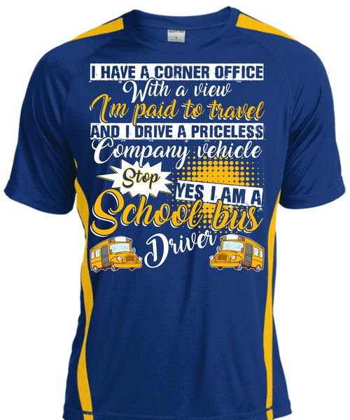 I Am A School Bus Driver T Shirt, I'm Paid To Travel T Shirt, Cool Shirt