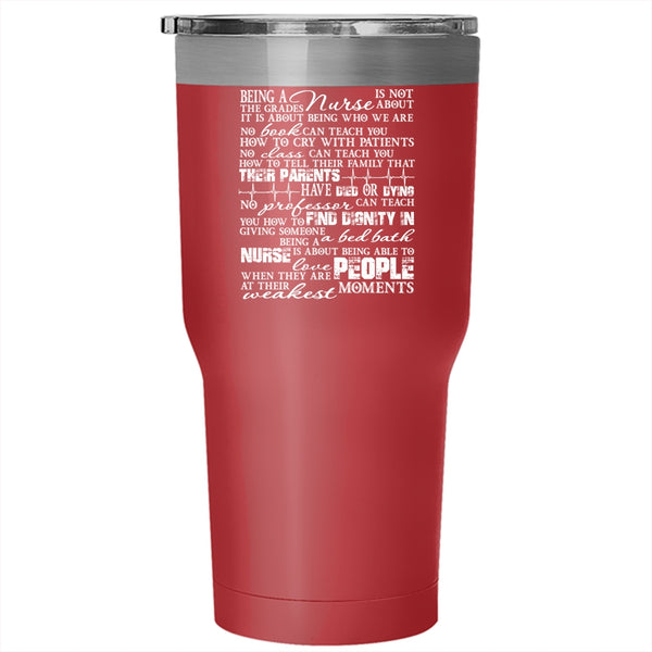 Being A Nurse Tumbler 30 oz Stainless Steel, Cool Gift For Nurses Travel Mug