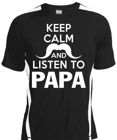 A black t-shirt with the shopify logo