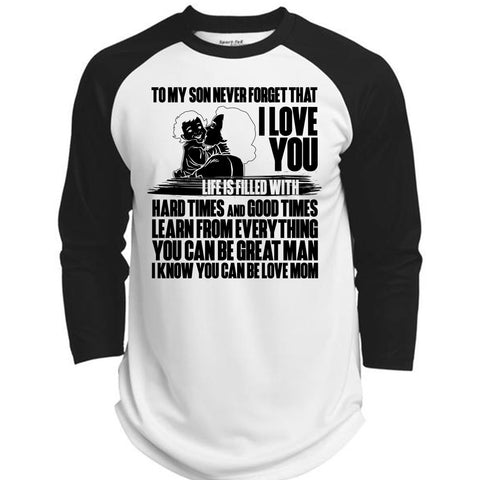 A black t-shirt with the shopify logo