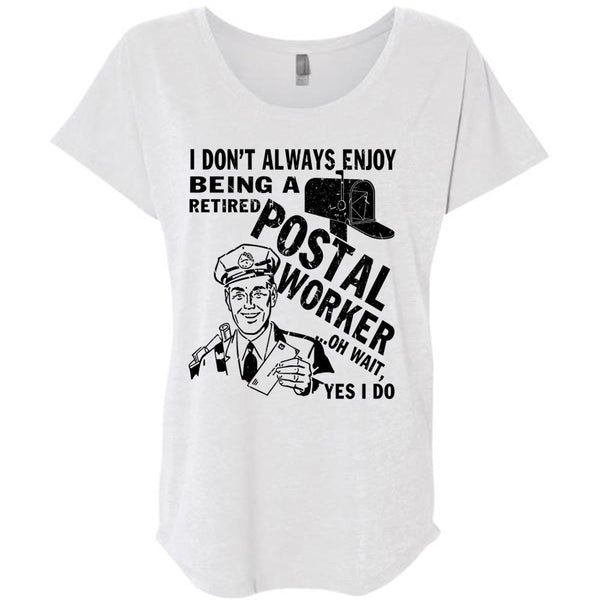 Being A Retired Postal Worker T Shirt, I Love Postman T Shirt, Awesome T-Shirts