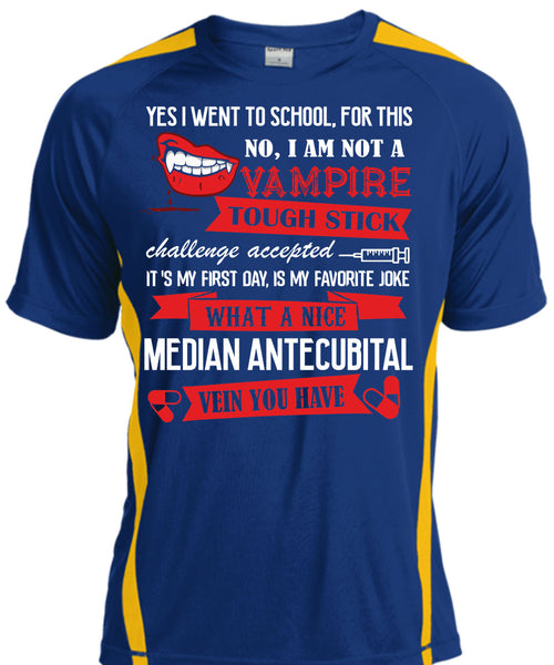 I Am Not A Vampire Tough Stick T Shirt, Median Antecubital Vein You Have T Shirt, Cool Shirt