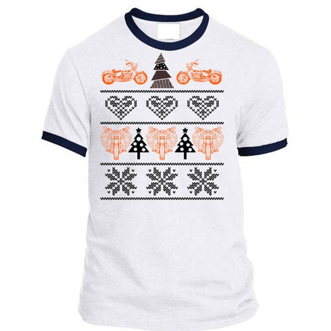 A black t-shirt with the shopify logo