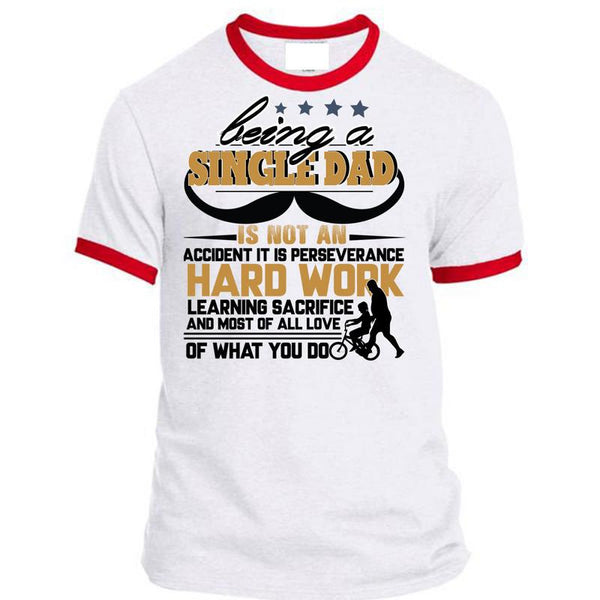 Being A Single Dad T Shirt, I Love Papa T Shirt, Awesome T-Shirts