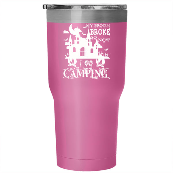 I Go Camping Tumbler 30 oz Stainless Steel, Outdoor Activity Travel Mug