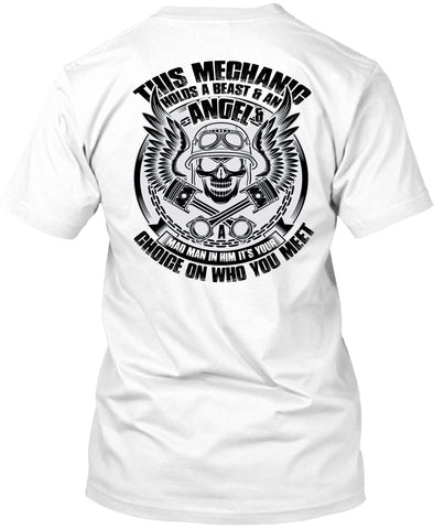 A black t-shirt with the shopify logo