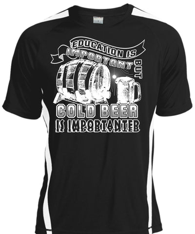 A black t-shirt with the shopify logo