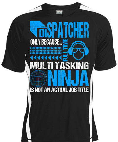 A black t-shirt with the shopify logo