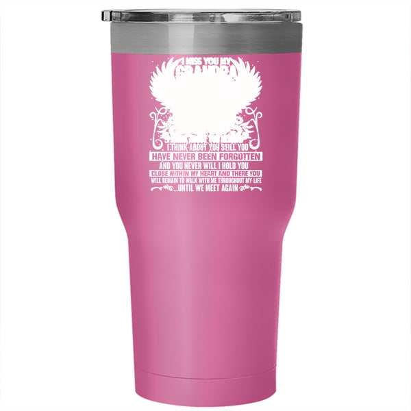 I Miss You My Grandpa Tumbler 30 oz Stainless Steel, Awesome Grandpa Travel Mug
