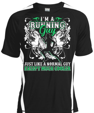 A black t-shirt with the shopify logo