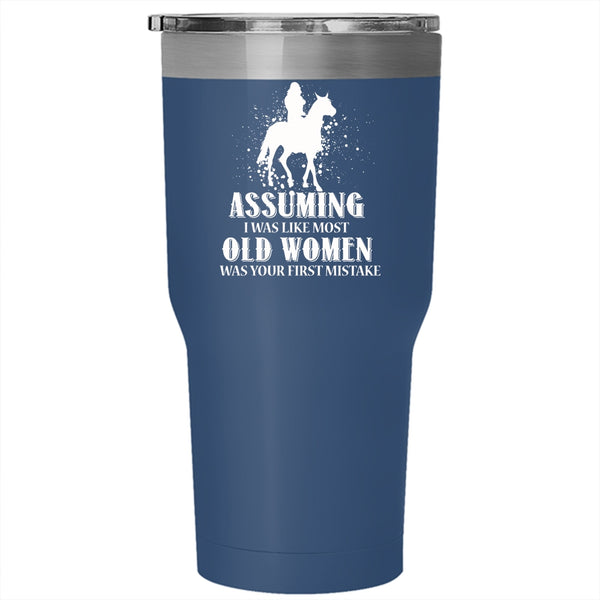 I Was Like Most Old Women Tumbler, Cool Grandmother Cup