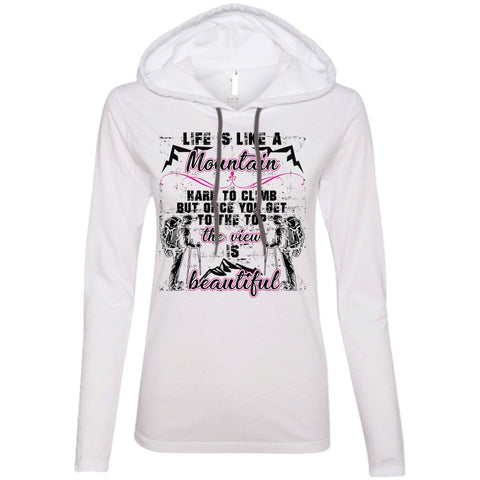 A black t-shirt with the shopify logo