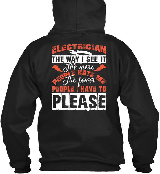 Electrician The Way T Shirt, I Love Electrician T Shirt