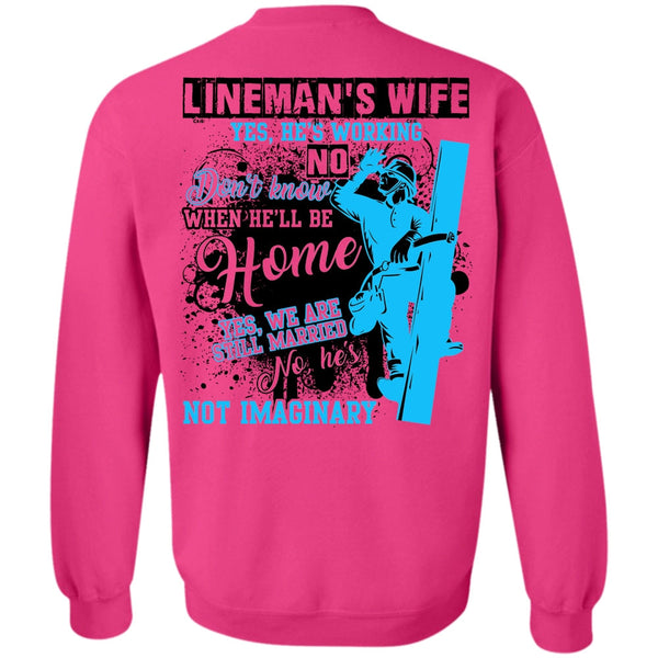 I Love Lineman T Shirt, Lineman's Wife Sweatshirt