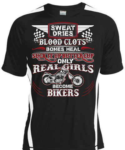 A black t-shirt with the shopify logo