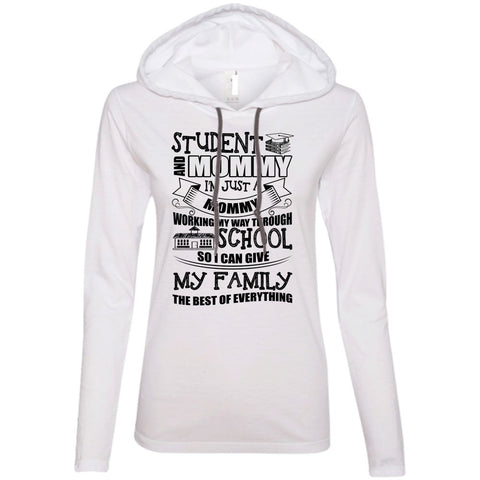 A black t-shirt with the shopify logo