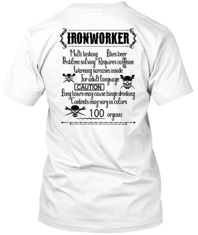 A black t-shirt with the shopify logo