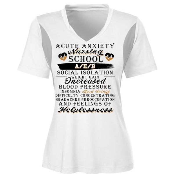 A Cute Anxiety Nursing School T Shirt, Being A Nurse T Shirt, Awesome T-Shirts