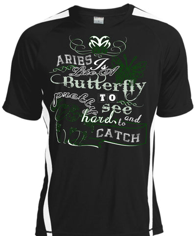 A black t-shirt with the shopify logo