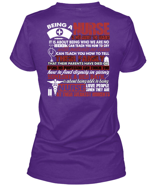 Being A Nurse T Shirt, Nurse Love People T Shirt