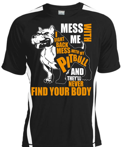 A black t-shirt with the shopify logo