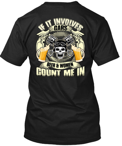 A black t-shirt with the shopify logo