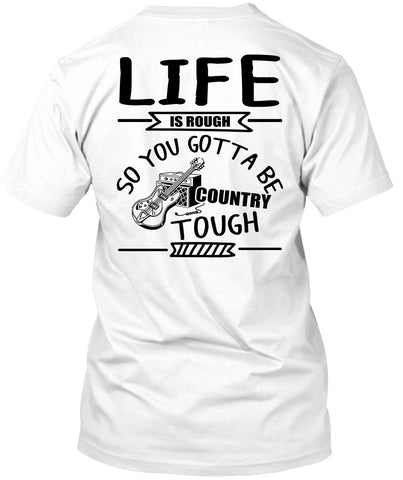 A black t-shirt with the shopify logo