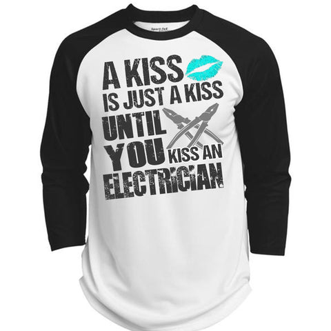 A black t-shirt with the shopify logo