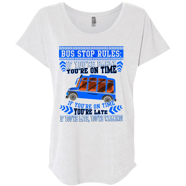 Bus Stop Rules T Shirt, I Love Bus T Shirt, Awesome T-Shirts