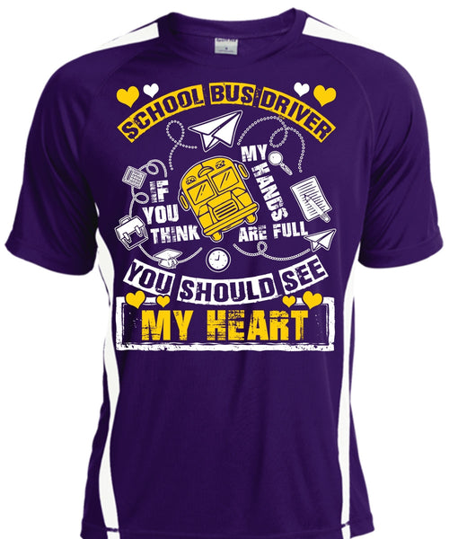 School Bus Driver T Shirt, You Should See My Heart T Shirt, Cool Shirt