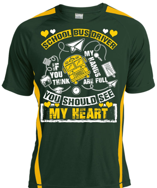 School Bus Driver T Shirt, You Should See My Heart T Shirt, Cool Shirt