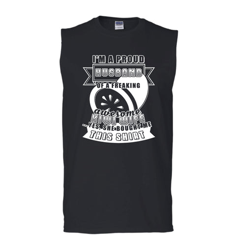 A black t-shirt with the shopify logo