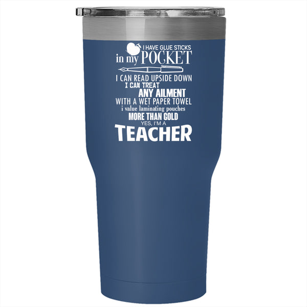 I'm A Teacher Tumbler 30 oz Stainless Steel, Cute Gift For Teacher Travel Mug
