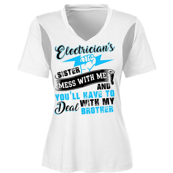 Electrician's Sister T Shirt, I Love Electrician T Shirt, Awesome T-Shirts