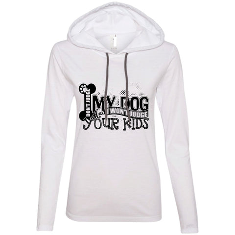 A black t-shirt with the shopify logo