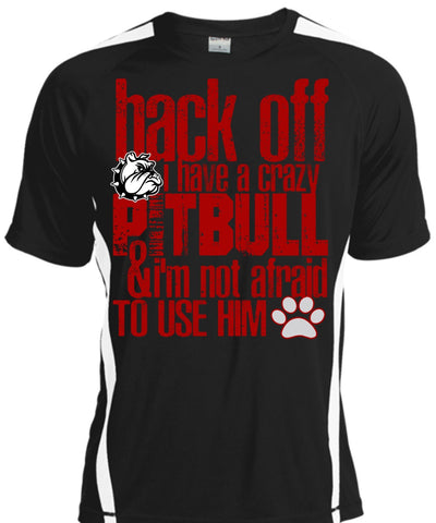 A black t-shirt with the shopify logo