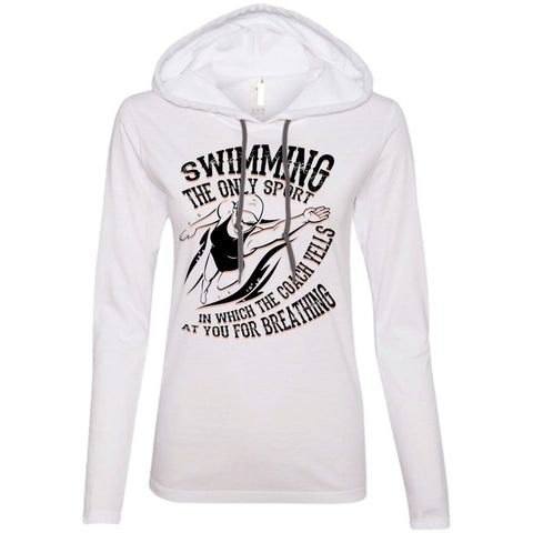 A black t-shirt with the shopify logo