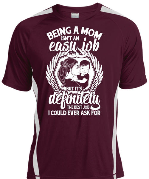 Being A Mom T Shirt, It's Definitely The Best Job T Shirt, Cool Shirt