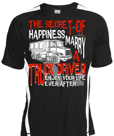 A black t-shirt with the shopify logo