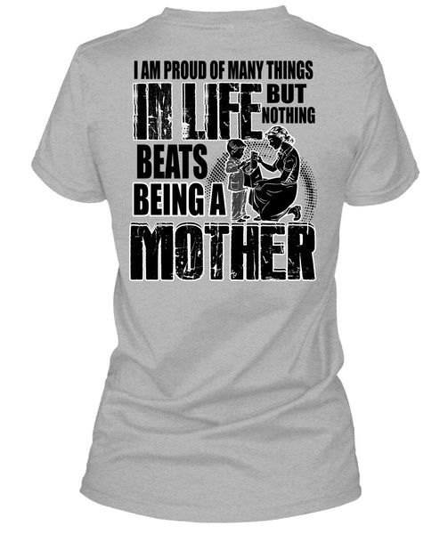 Being A Mother T Shirt, I Love Mom T Shirt