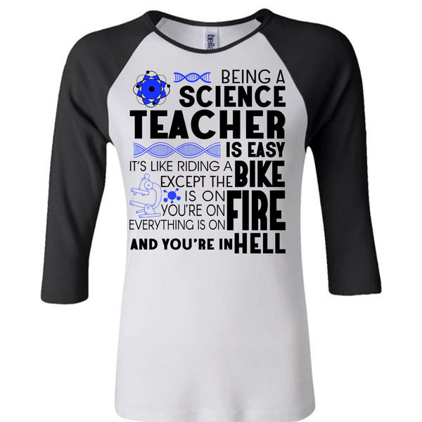Being A Science Teacher Is Easy T Shirt, Being A Teacher T Shirt, Awesome T-Shirts