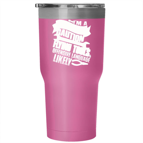 I'm A Mechanic Tumbler 30 oz Stainless Steel, Cool Gift For My Dad Travel Mug