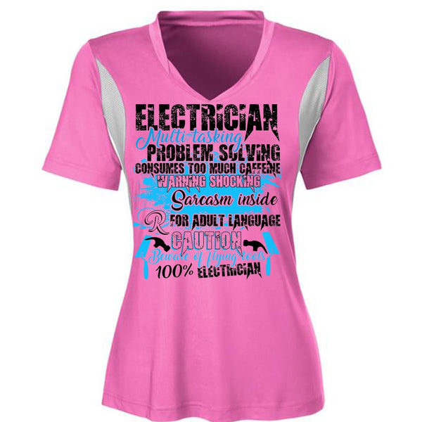 Electrician Multitasking T Shirt, I Love Electrician T Shirt, Awesome T-Shirts
