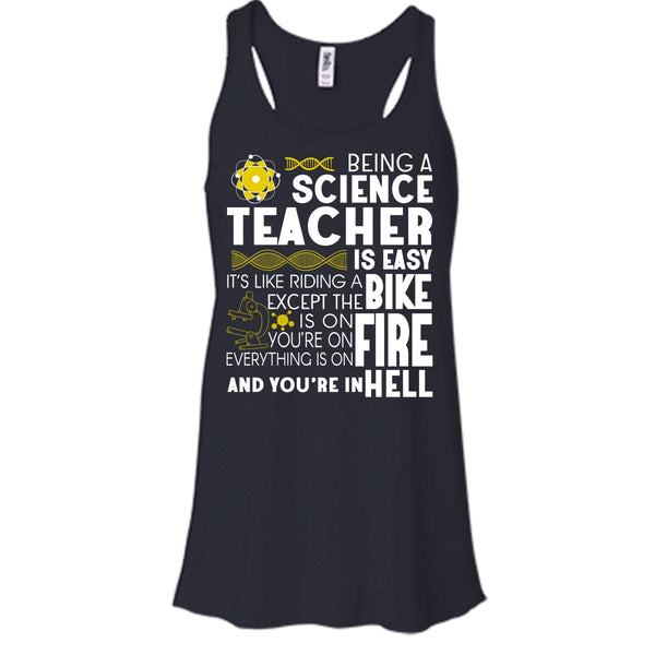 Being A Science Teacher T Shirt, It’s Like Riding A Bike T Shirt, Cool T Shirt